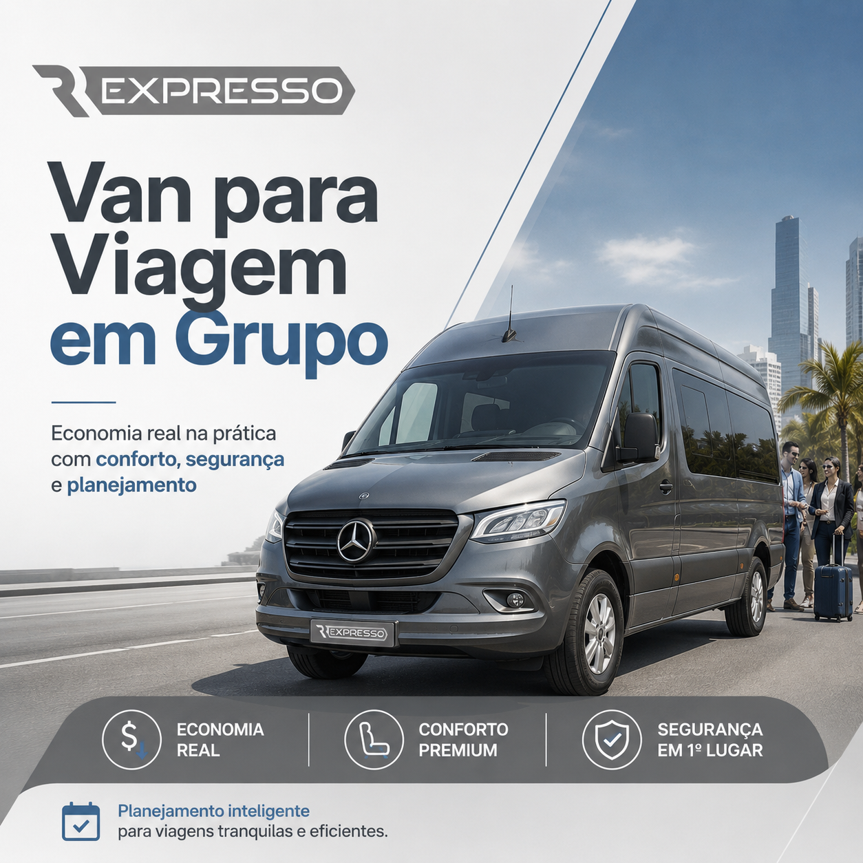 Van para viagem em grupo: Economia real na prática com conforto, segurança e planejamento
