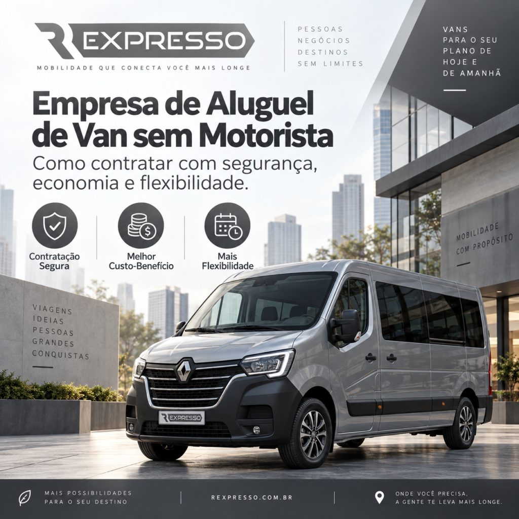 Empresa de Aluguel de Van sem Motorista: Como Contratar com Segurança, Economia e Flexibilidade